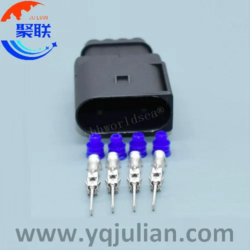 Auto 4pin plug male of 50290698 2E0 905 229 2E0905229 cable harness connector male for 9441491 09441491 with terminals and seals