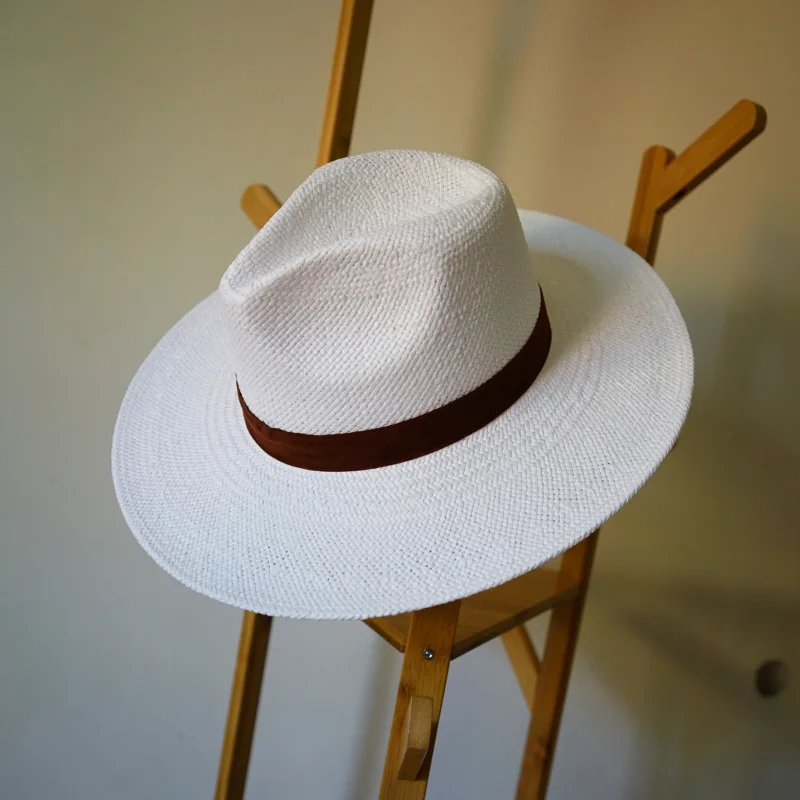 chapeau-de-soleil-retro-elegant-en-tissu-blanc-pour-femme-protection-solaire-estivale-chapeau-panama-a-large-bord-couronne-conique-reglable