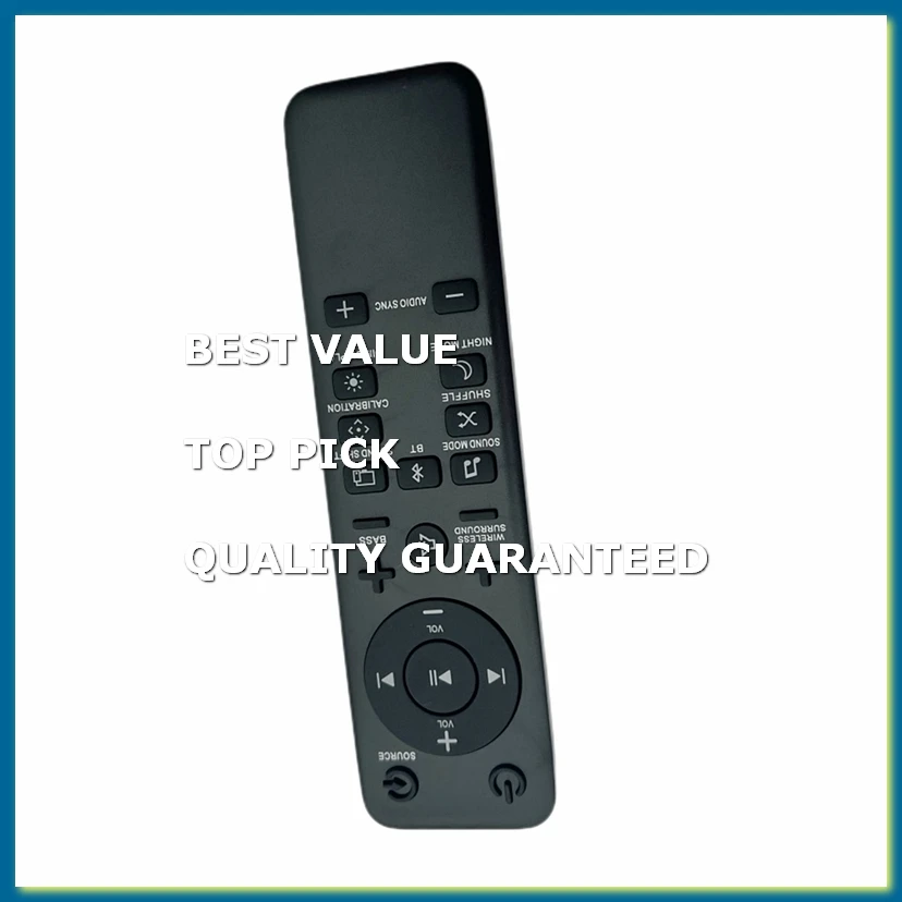Remote Control for Bar 2.1 3.1 5.1 Channel 4K Ultra HD Sound Bar System Wireless Home Theater Audio Remote Control