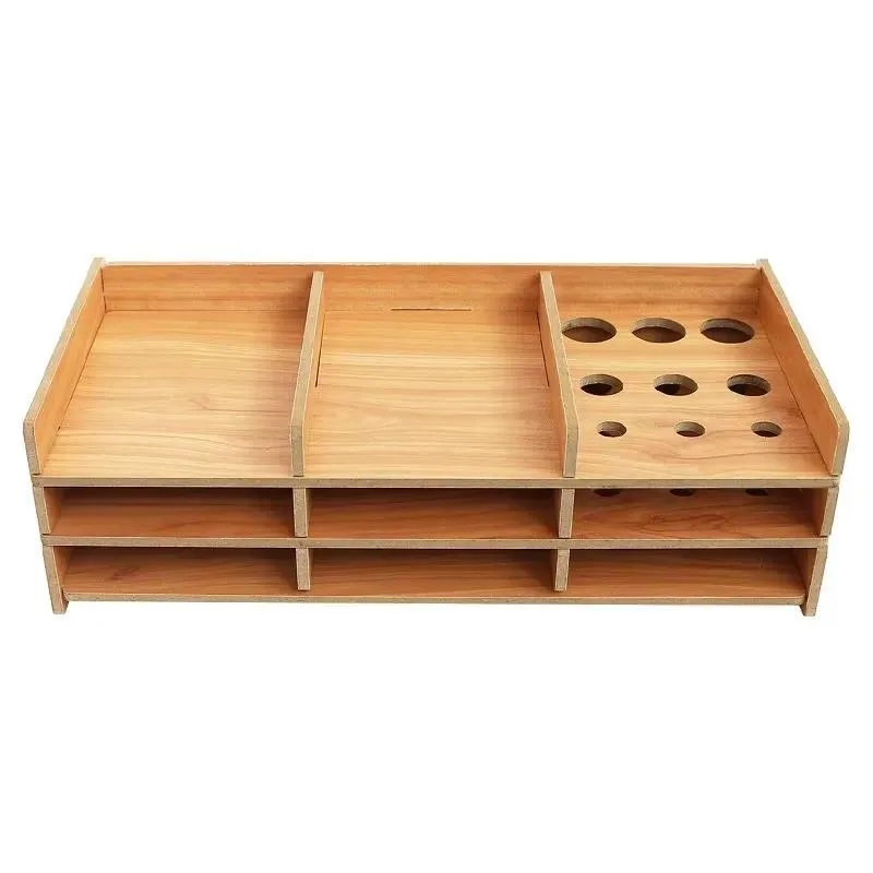 Wooden 4 Layer Diamond Painting Tray Storage Rack DIY Accessories Gift Tools