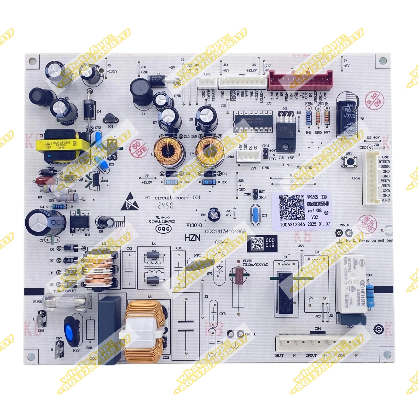 0060830584D 0061800133A Refrigerator Control Board Compatible for  BCD-320WDCA Circuit PCB Fridge Motherboard Freezer