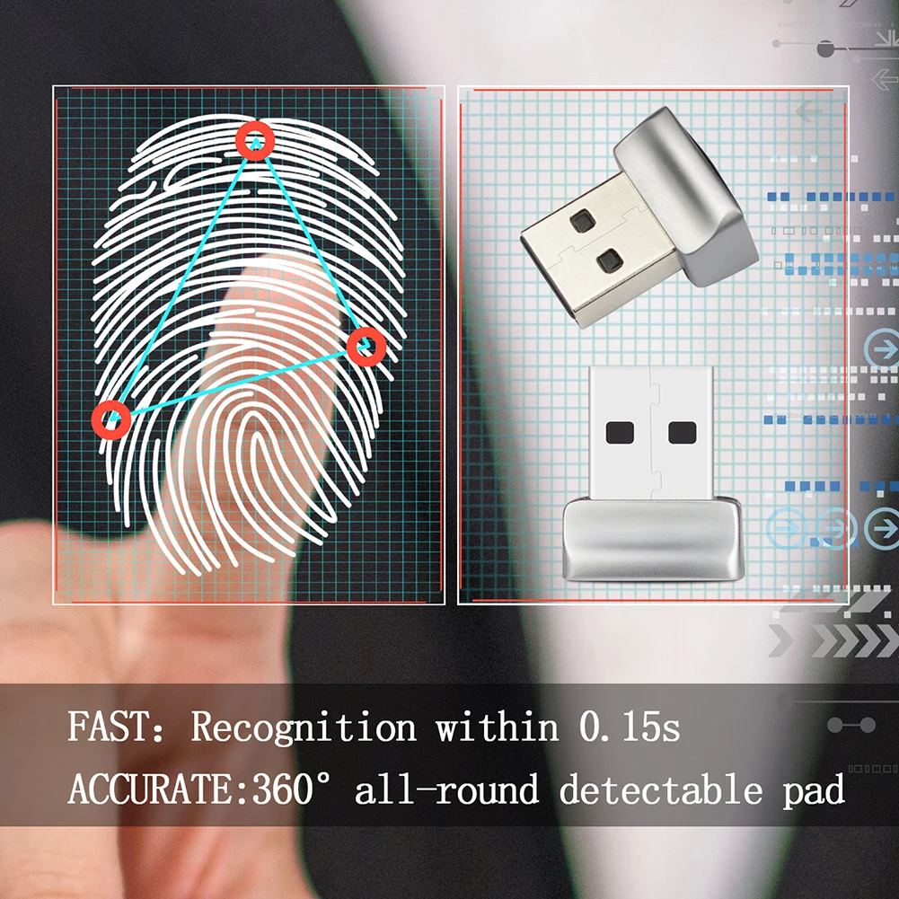 Plus Type C/USB модуль считывания отпечатков пальцев для Windows 10 11 Здравствуйте биометрический сканер навесной замок для ноутбука ПК разблокировка отпечатком пальца