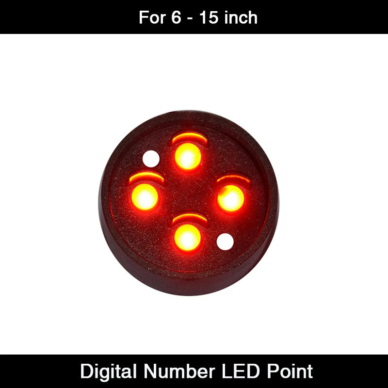 4pcs/lot Small Size 32mm LED Digital Module Waterproof LED Point LED Point Module,For 6~15 inch Modules