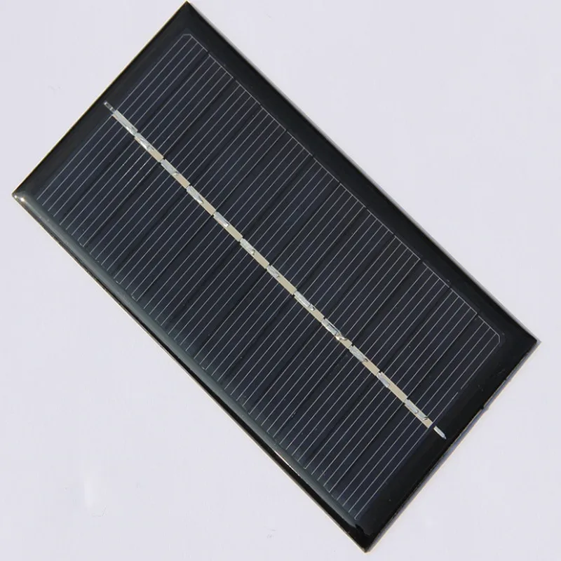 1W 6V Mini Solar Cell Module Polycrystalline Solar Panel Charger Study 110*60*3MM