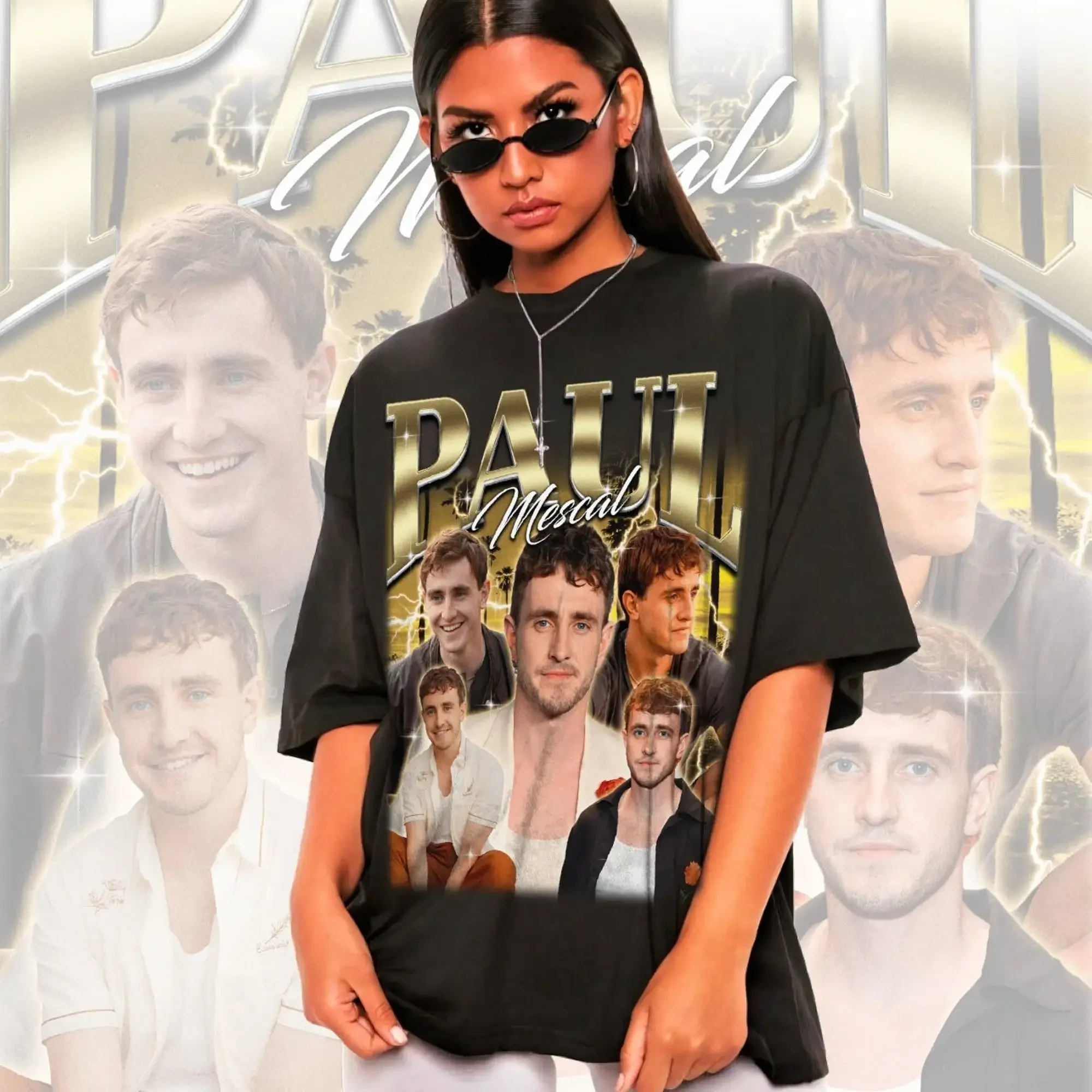 Retro Paul Mescal T Shirt SweaT Sweater