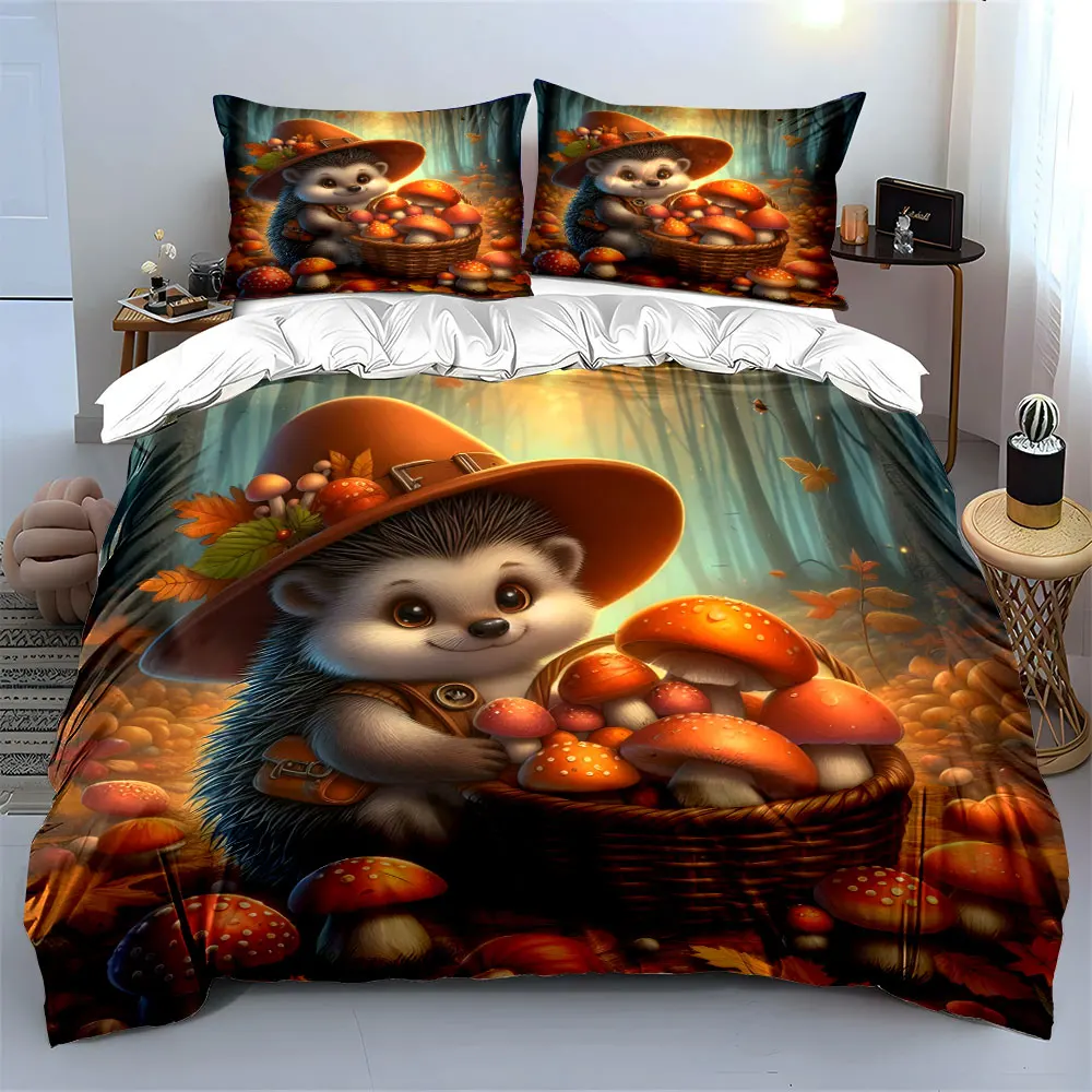 Forest Fantasy Animal Set Multiple sizes kid's and adults' bedroom Exquisite 3PC bedding set, gift
