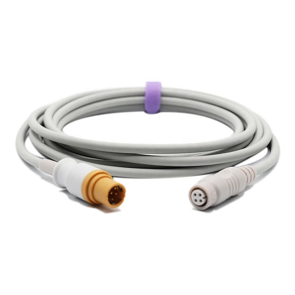 Compatible Reusable IBP Adapter Cable Dragers to B.Bruans Connector 3.2 Meters 7 Pins