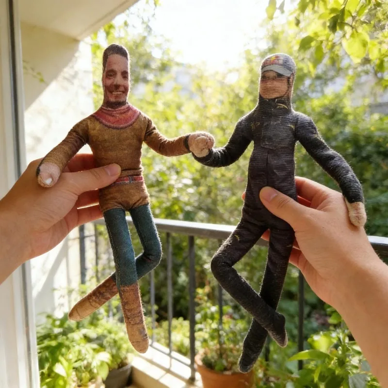 1/5PCS Make Your Own Plush Doll, Upload Photo to Custom Stuffed Toy, Poseable Limbs Soft Fabric, Funny Gift for Best Friend