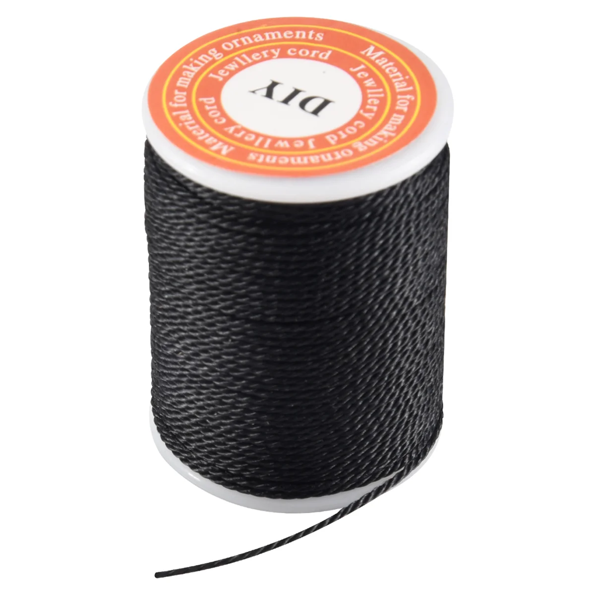 A44TRoll Черное вощеное хлопковое ожерелье, бусины, шнур, 1 мм, ГОРЯЧИЙ