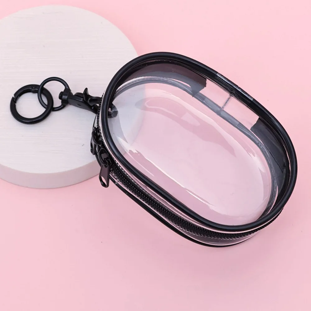 

With Keychain Phone Charger Bag Transparent Storage Data Cable Storage Bag Anti Drop Portable Digital Storage Bag Earphone Cable