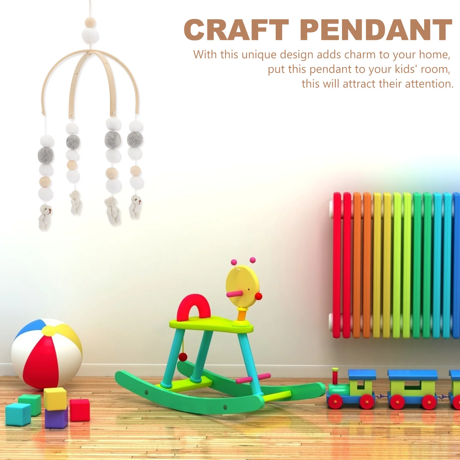 Bear Wind For Hanger For Crib Nursery Room Decoration Newborn Gift Nursery Mobile Crib Girl Mobile Gym