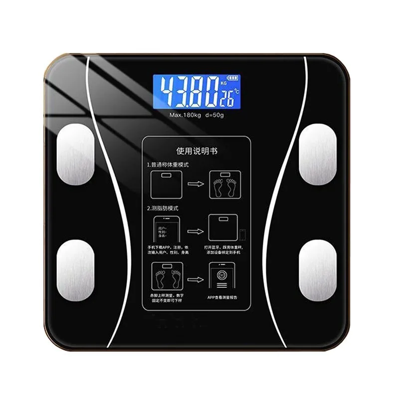 BORO Smart Bluetooth Body Fat Scale Electronic Health Weight Scale Body Scale Adult Household Scale Weight Scale  Xiaomi