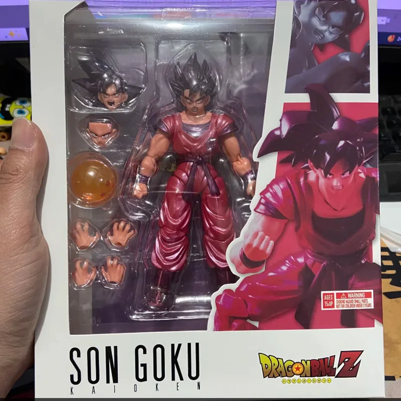 Anime Dragon Ball Super Saiyan Fullpower Goku Frieza bewegliche Actionfiguren mit austauschbaren Köpfen, Zubehör, Sammlerstück, Spielzeuggeschenk