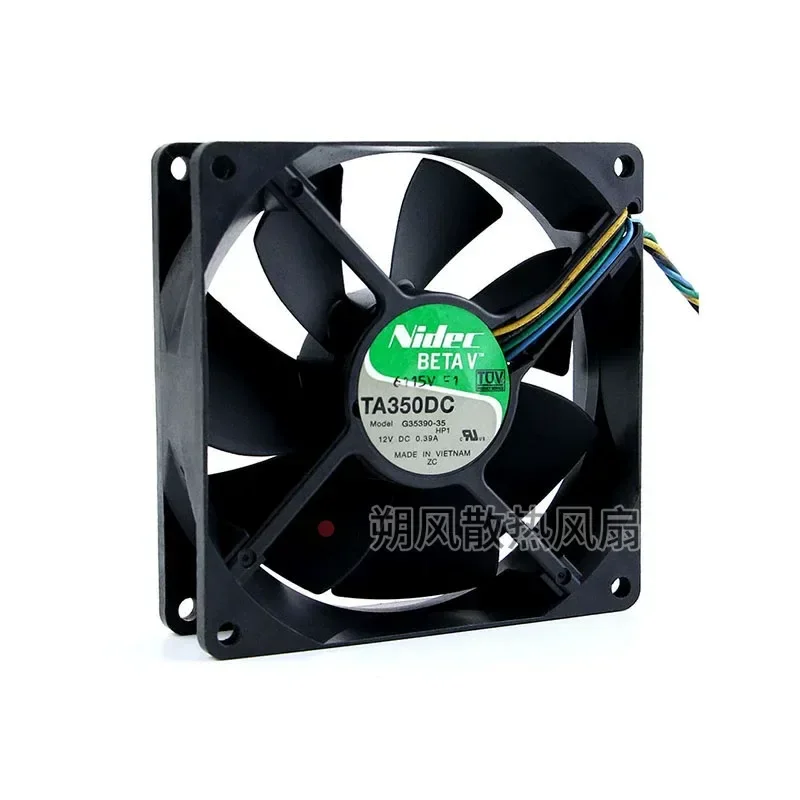 for Nidec G35390-35 9025 9CM 12V 0.39A 4-Wire PWM Temperature Control Cooling Fan