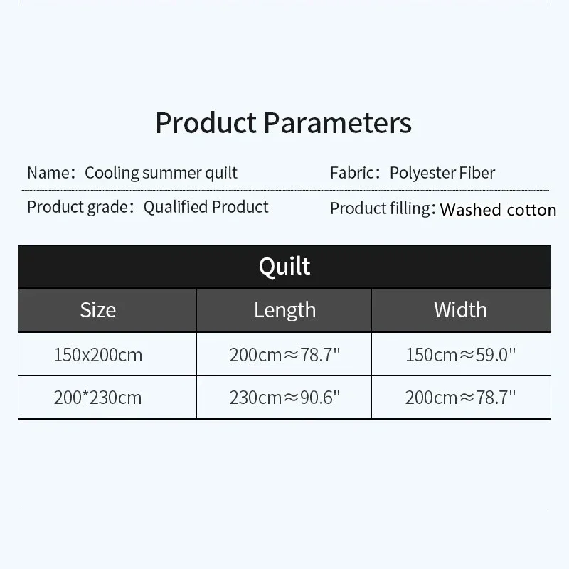 Summer Korean Ultra Thin Bubble Wash Cotton Quilt Household Suitable Cool & Refreshing Blanket Breathable Air Conditioner Quilt