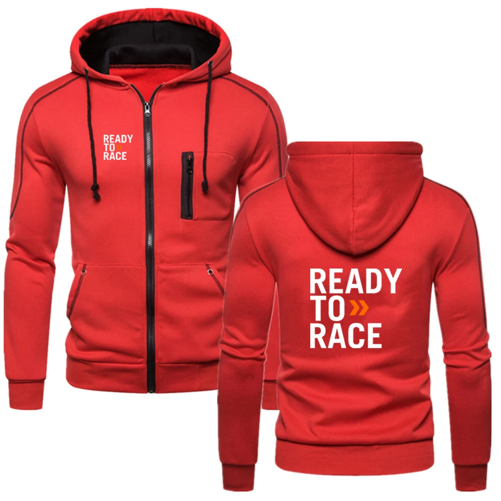 Ready To Race Enduro Cross Motocross Bitumen Bike Life Fashion Casual Men's Hoodie Casual Hoodie Pullover Top  Hooded Sweatshirt