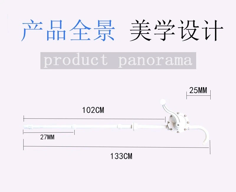 PP Hand Pump 200L | Chemical Transfer Pump for Oil/Urea/Acid | Corrosion-Resistant Drum Pump