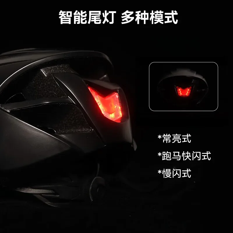 Smart4u Unisex Smart Safety Helmet with Auto-Dimming Lens Built-in Tail Light Compatible with Scooters Bikes and Balance Boards