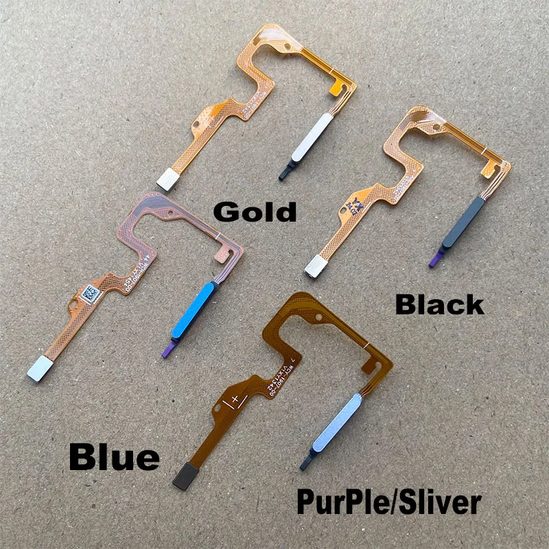 For Huawei Honor X6s Home Button Fingerprint Sensor Power Flex Cable Touch ID Sensor Home Buttons Smartphone