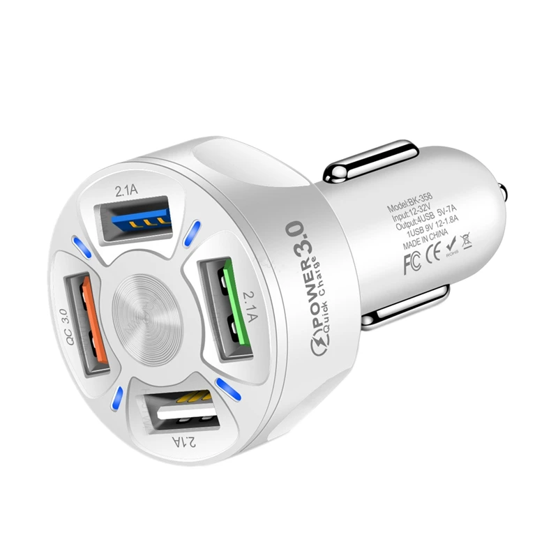 Port USB Car Charger Fast Charge 3.0 Car Charger QC 3.0 Fast Ca Lighter