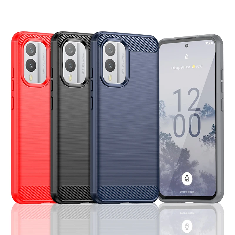 Shock Resistant Protective Phone Case For Nokia X30 Soft Silicone TPU Back Cover Phone Cases