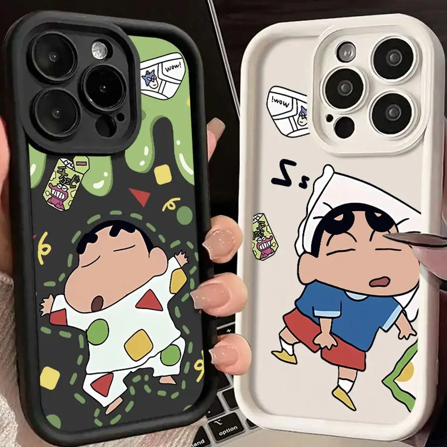 

Phone Cover Case for iPhone 17 Pro Max 15 Plus 11 13 17Pro 14 12 Pro Air 16 C-CrayonS S-ShinChanS