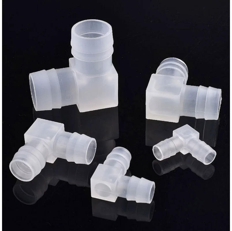 

10pcs 4~8mm PP Elbow Connectors Aquarium Tank Fittings Air Pump Aerator Pagoda Joint Garden Irrigation Medical Hose Joints