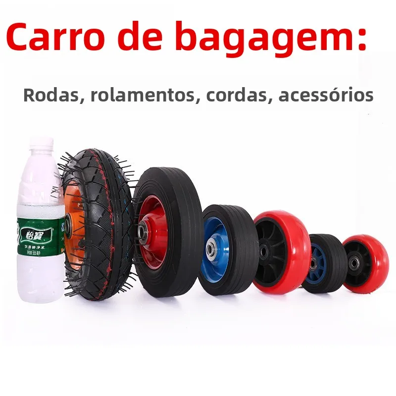 portable-rubber-wheels-for-hand-pulled-shopping-carts-lightweight-travel-bag-wheels-mobile-storage-utility-cart-accessories