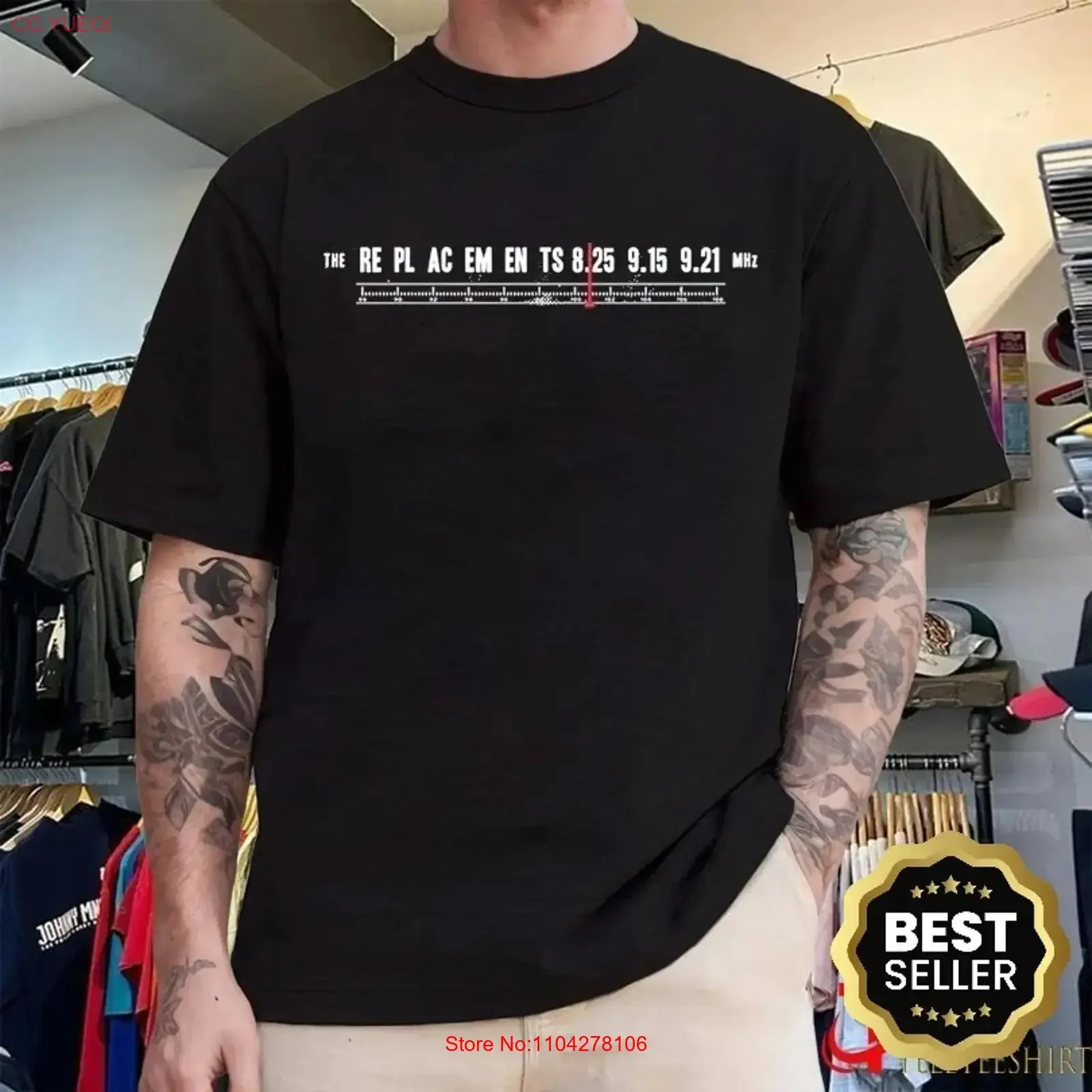 The Replacements Left Of Dial Black Cotton T Shirt All Size long or short sleeves vintage Washed Comfortable Slightly Stretched
