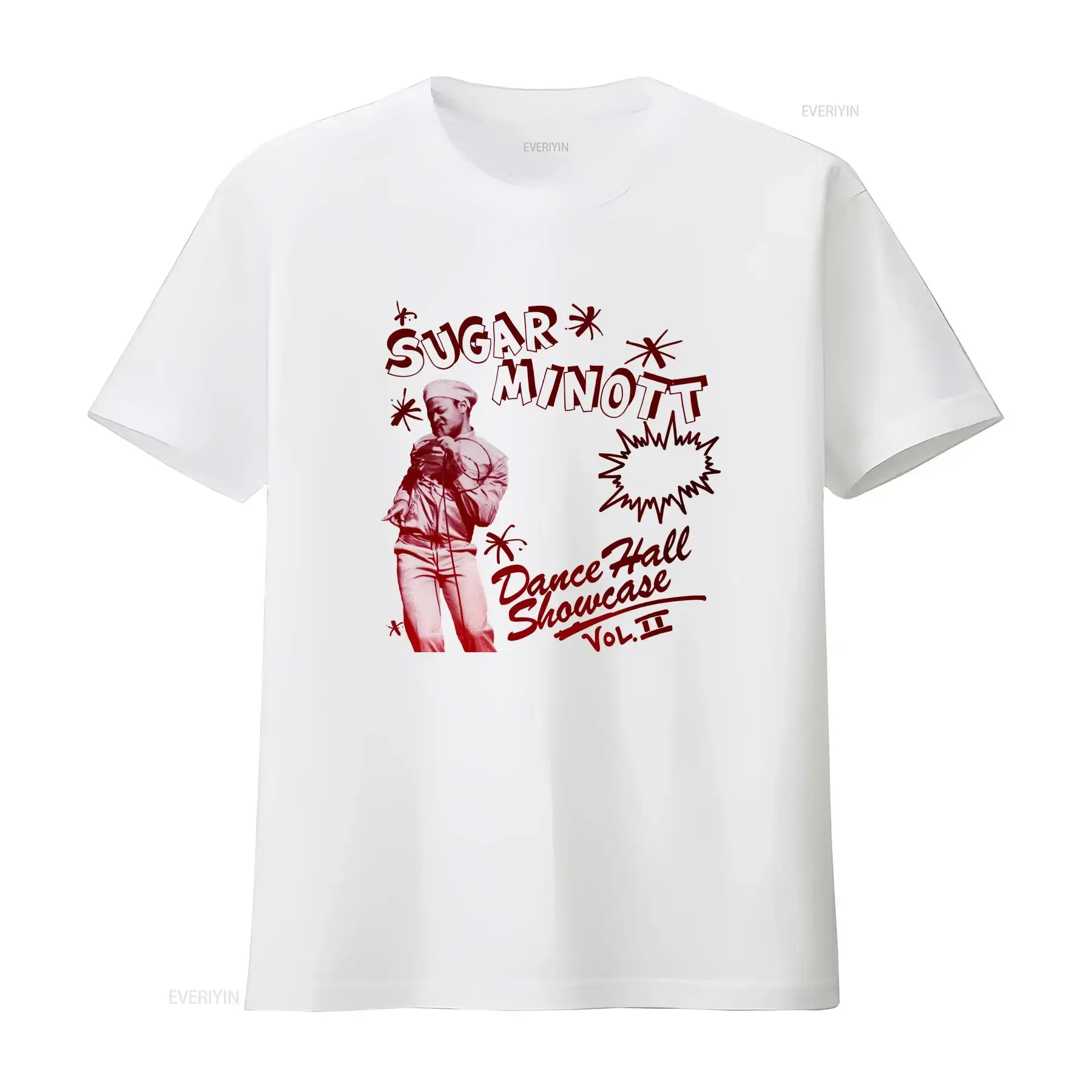 Sugar Minott T shirt Gregory Isaacs Reggae S 2XL cotton tank top new vintage Washed Stretched Casual Top For Everyday Wear