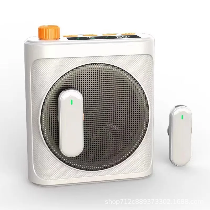 

collar clip microphone wireless little bee loudspeaker teacher special class lecture guide