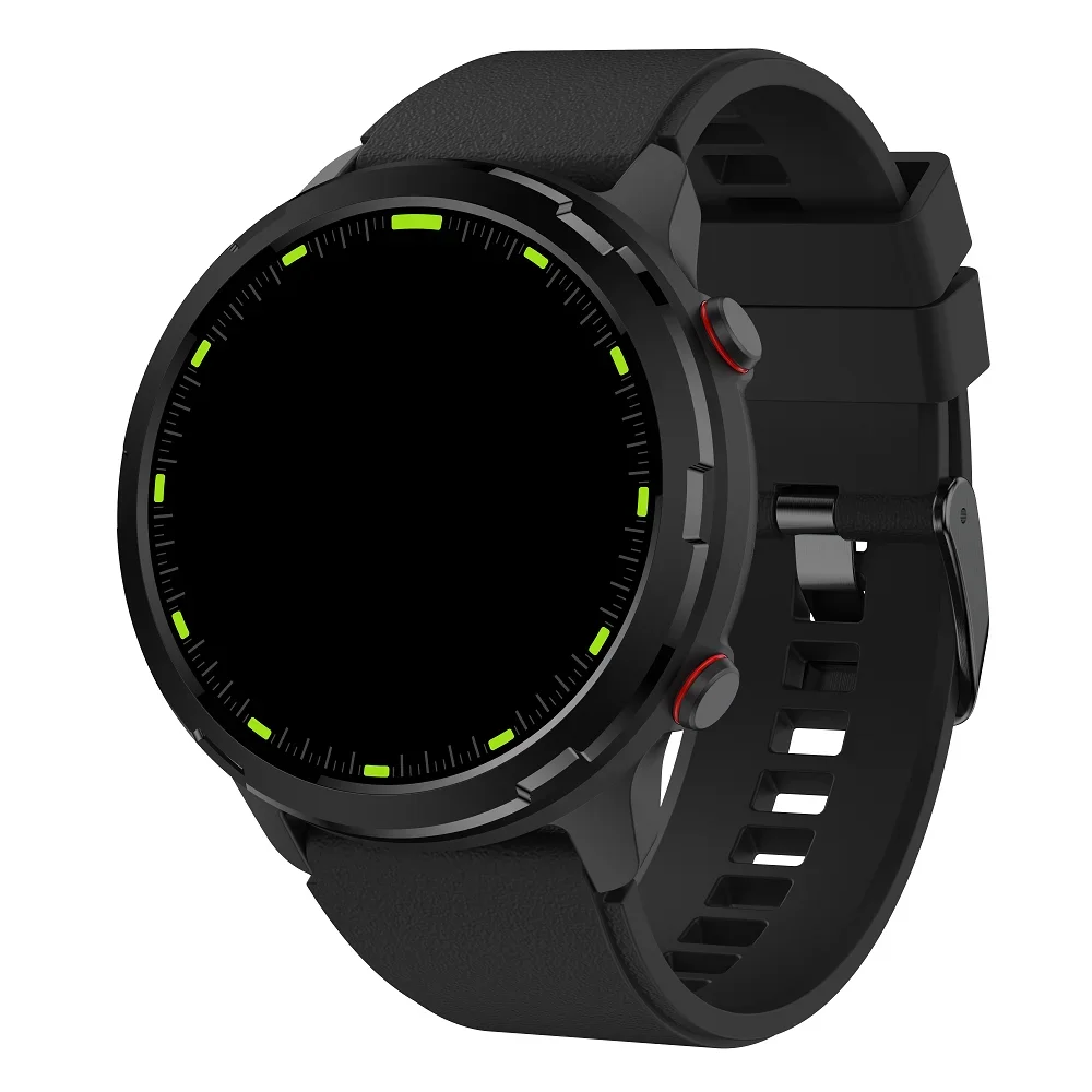 

Smochm GPS Location Sport Smart Watch Round 1.32 High Resolution Compass Heart Rate IP68 For Android iPhone