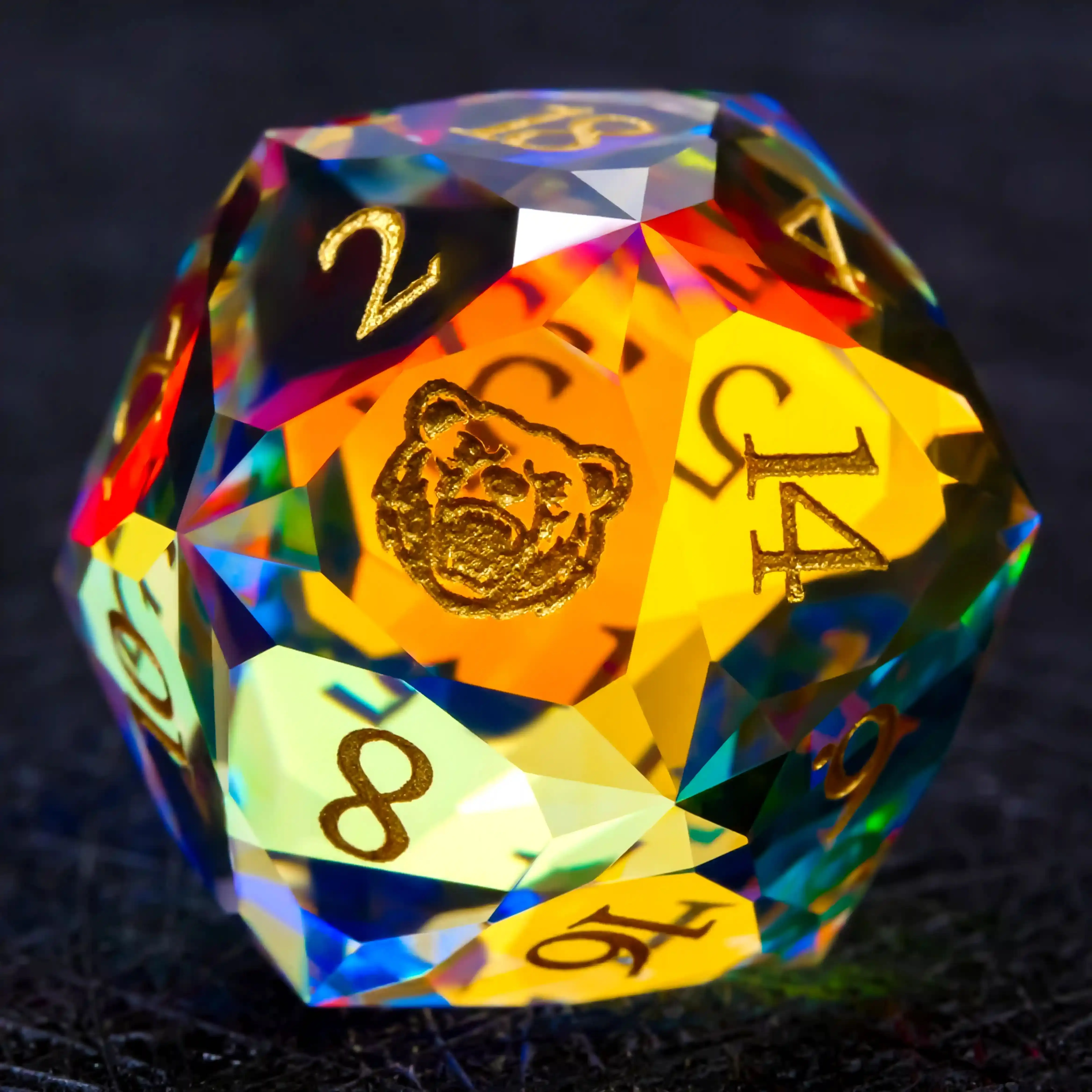 

1-7pcs DND Dice Gemstone Dice Set Multi-sided Polyhedral Dice for D&D Game COC Role Playing RPG Table