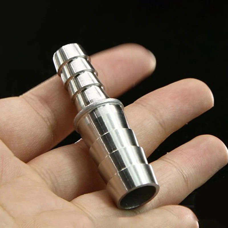 304 SS Straight Pagoda Joint 2 Way Hose Barb Reducer Equal Connector OD 4 6 8 14 16 20-63mm