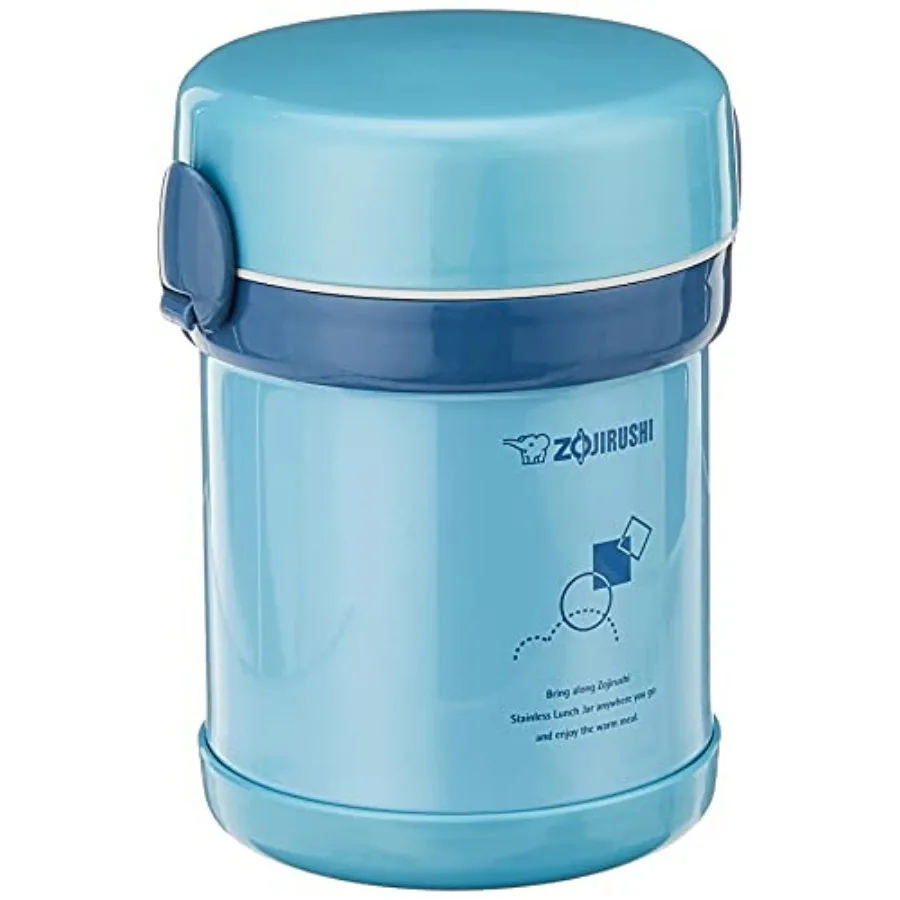 

SL-MEE07AB Ms.Bento Stainless Lunch Jar, Aqua Blue