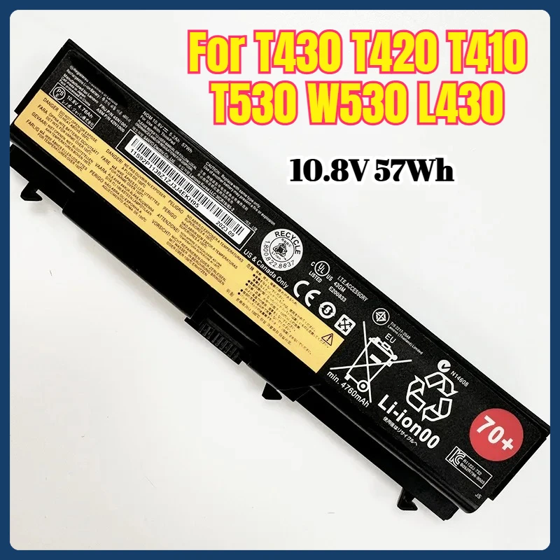 

10.8V 57Wh Laptop Battery for Lenovo ThinkPad L430 L530 T430 T430I T530 T530I W530I W530 51J0499 42T4753 57Y4185 45N1000 45N1001