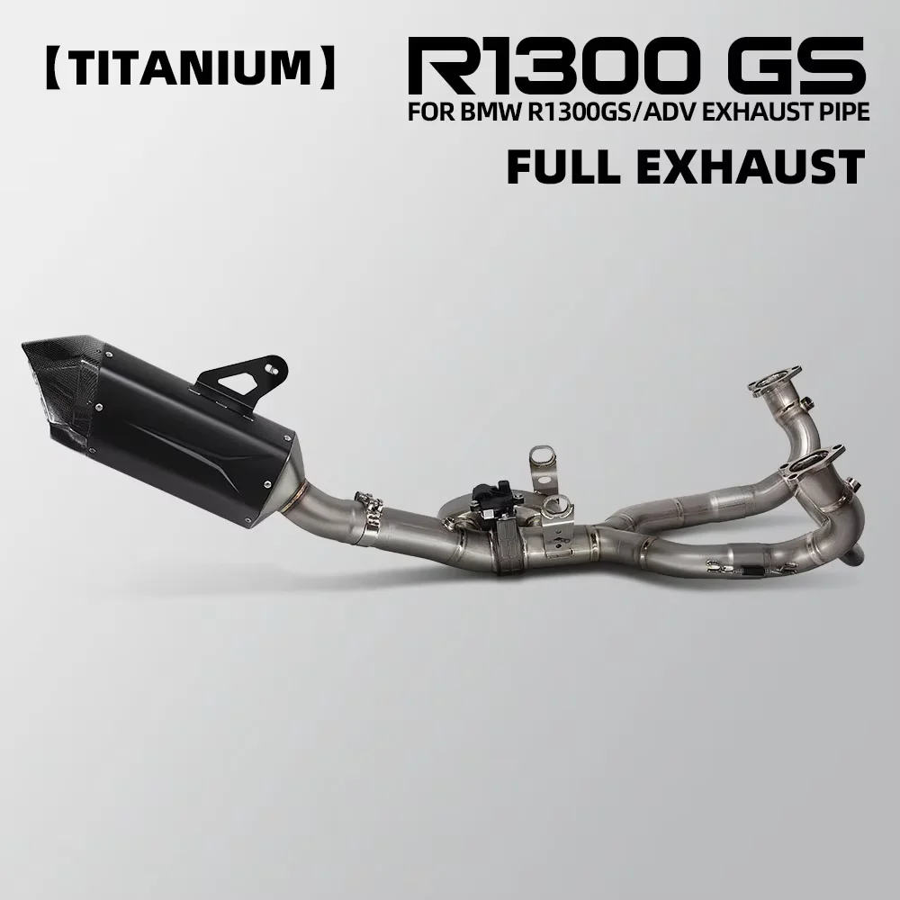 

For BMW R1300GS R1300R Motorcycle Full Exhaust system Titanium Front Link Pipe with Electric Controlled Valve Connect Muffler