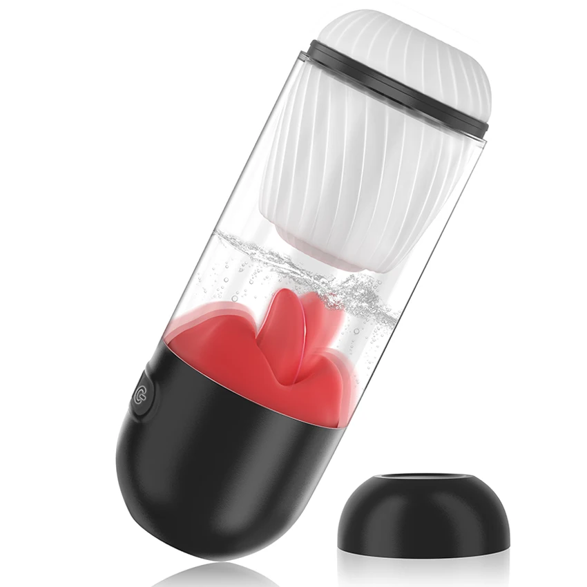 Automatic Male Masturbator Cup Thrusting Rotating Oral Sex Vagina Pussy Soft Silicone Toys Blowjob Masturbation Adult Supplies