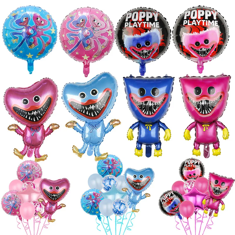 

Pooppyed Balloon Birthday Party Supplies Boy Gift Monster Play Time Game Decoration 32inch Number Toy Baby Shower Home Garden