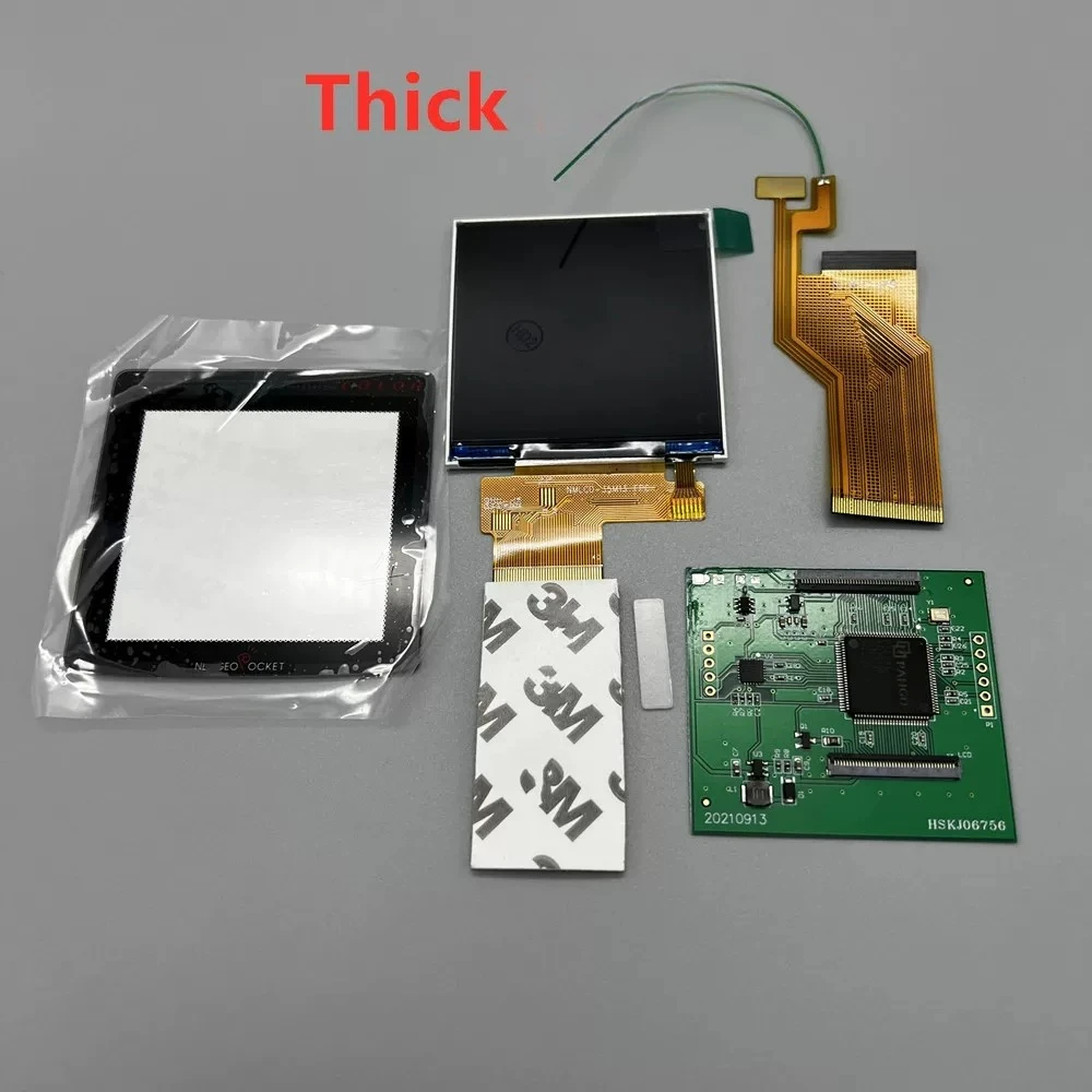 High Brightness IPS LCD Replacement Screen For Vintage Pocket Handheld Game Console Upgrade Mod Parts