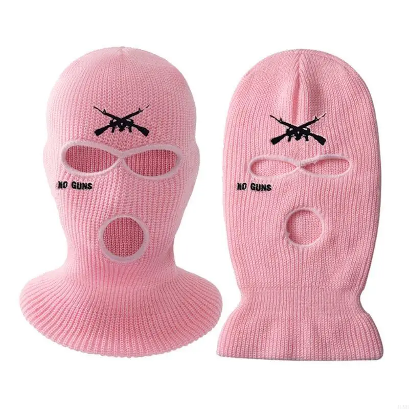 

Winter Warm Hat Three-hole Knitted Anti-terrorist Cosplay Headgear Robber Cap 49MB