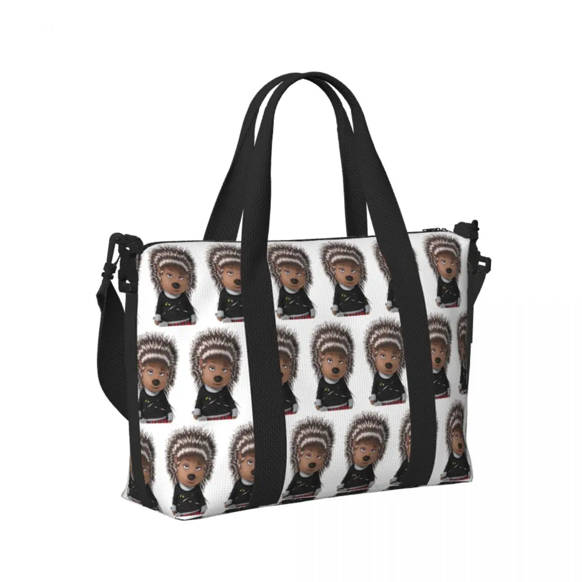 

Custom Ash Sing Movie Character Beach Travel Bag Large Capacity Tote Bags for Gym Yoga Women Shopping Duffle Shoulder Bag