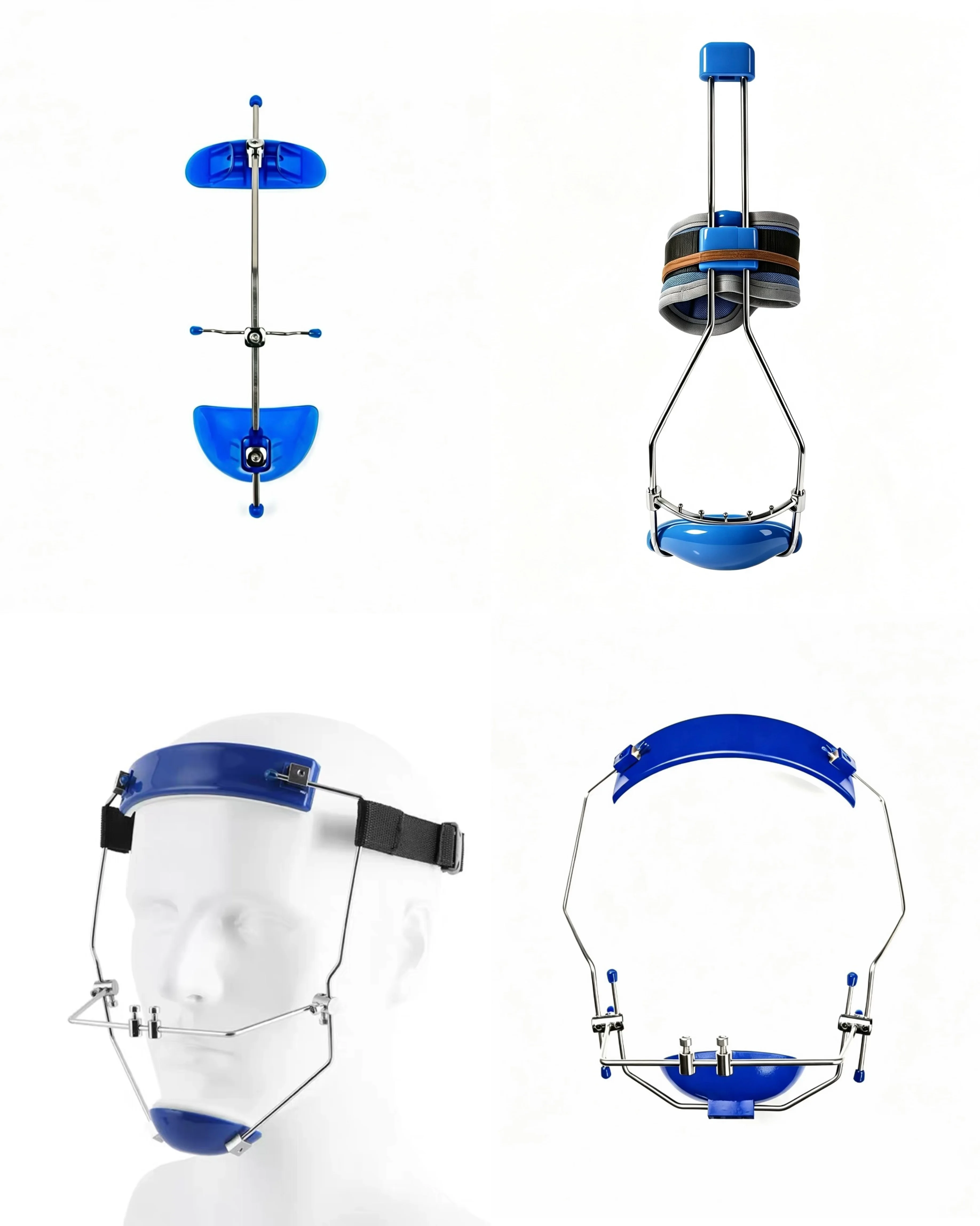 Dental Orthodontic Extraoral Correction Headgear Adjustable Reverse Pull Forward Face Mask For Underbite Malocclusion Treatment