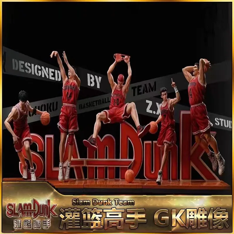 

Slam Dunk Sakuragi Hanamichi Kaede Rukawa Hisashi Mitsui Ryota Miyagi Takenori Akagi Figuras Toys Action Anime Figure Model Gift