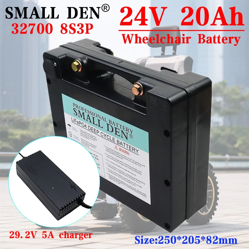 

24V 20Ah 30Ah 45Ah 8s 32700 32140 LiFePO4 battery pack 29.2v 20000mAh 30000mAh 45000mAh LiFePO4 battery pack with BMS