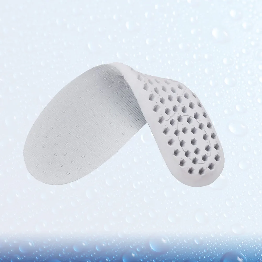 1Pair Latex Sports Insoles for Athletic Performance Muscle Fatigue Relief Joint Stress Reduction Enhanced Motion Control
