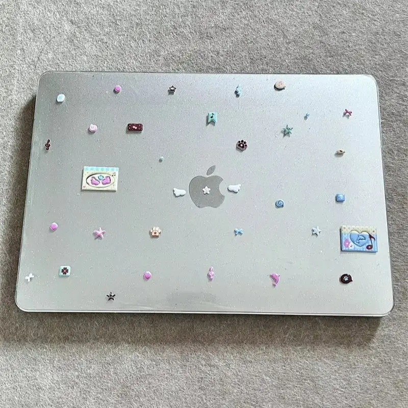 Glitter Grdffiti Star New Laptop Case For Macbook 13Neo A3404 Air 13.6 M4 M3 M2 A2681 A3113 A3240 Air13.3 15 Protective Cover
