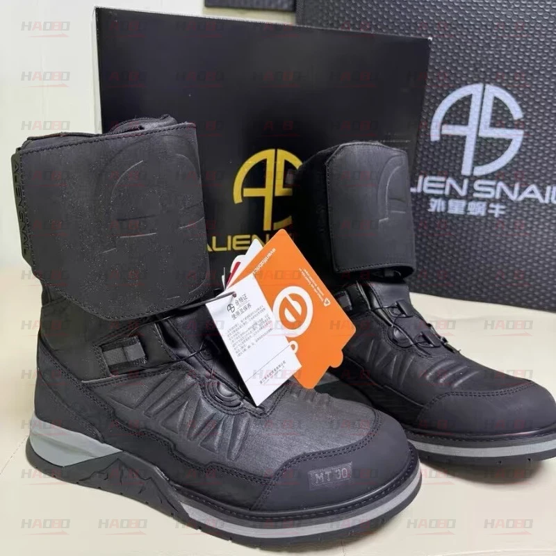 

AlienSnail MT-30 Motorcycle Riding Shoes Motocross Waterproof Rally Boots Men's Anti Fall Motorcycle Racing Boots Commuter Boots