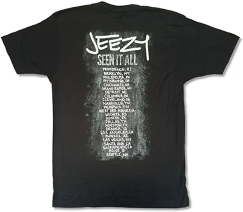 Jeezy Men's Me Ok Tour T-Shirt Black