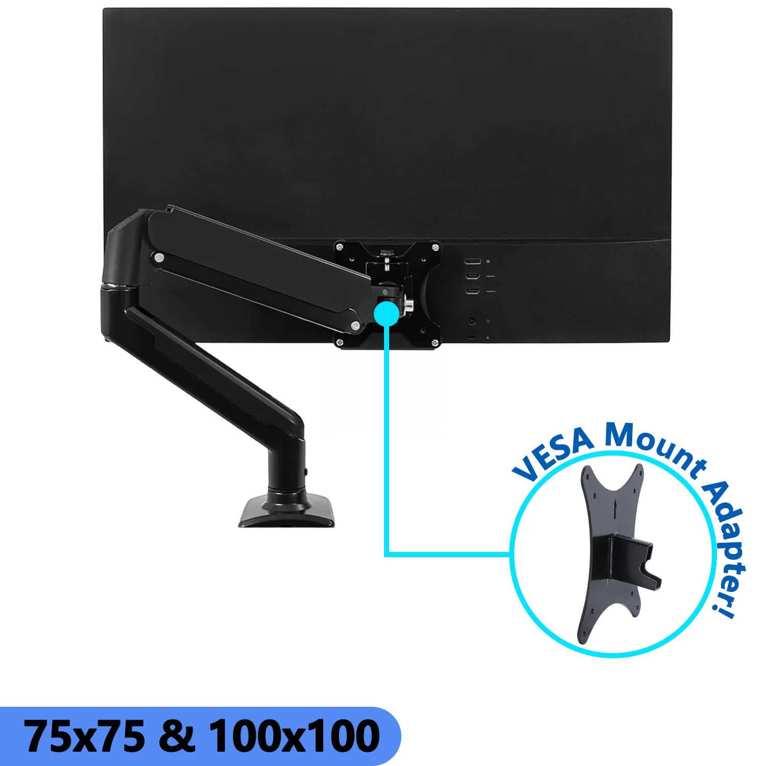 Brand New Wall Mount Bracket for HP Envy 27s VESA Adapter 75x75 & 100x100 for Monitors Arms
